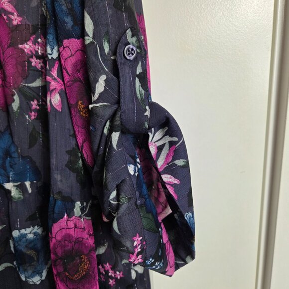 Torrid Purple Floral Lexie Top - Picture 7 of 13